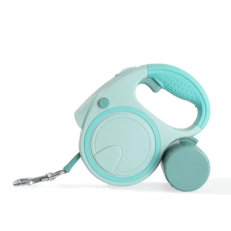 5M LED Dog Leash Automatic Telescopic Dual-Color Dog Leash Dog Walking Pet Supplies Beautiful Fashionable and Multi-Color