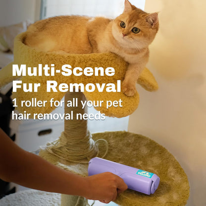 Pet Hair Removal Tool, Pet Hair Remover - Lint Roller for Pet Hair - Cat and Dog Hair Remover for Couch, Furniture, Carpet, Car Seat, Reusable Lint Roller with Fur Bin, Pet Owner Essential