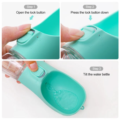 Portable Dog Water Bottle for Small Large Dogs Bowl Outdoor Walking Puppy Pet Travel Water Bottle Cat Drinking Bowl Dog Supplies