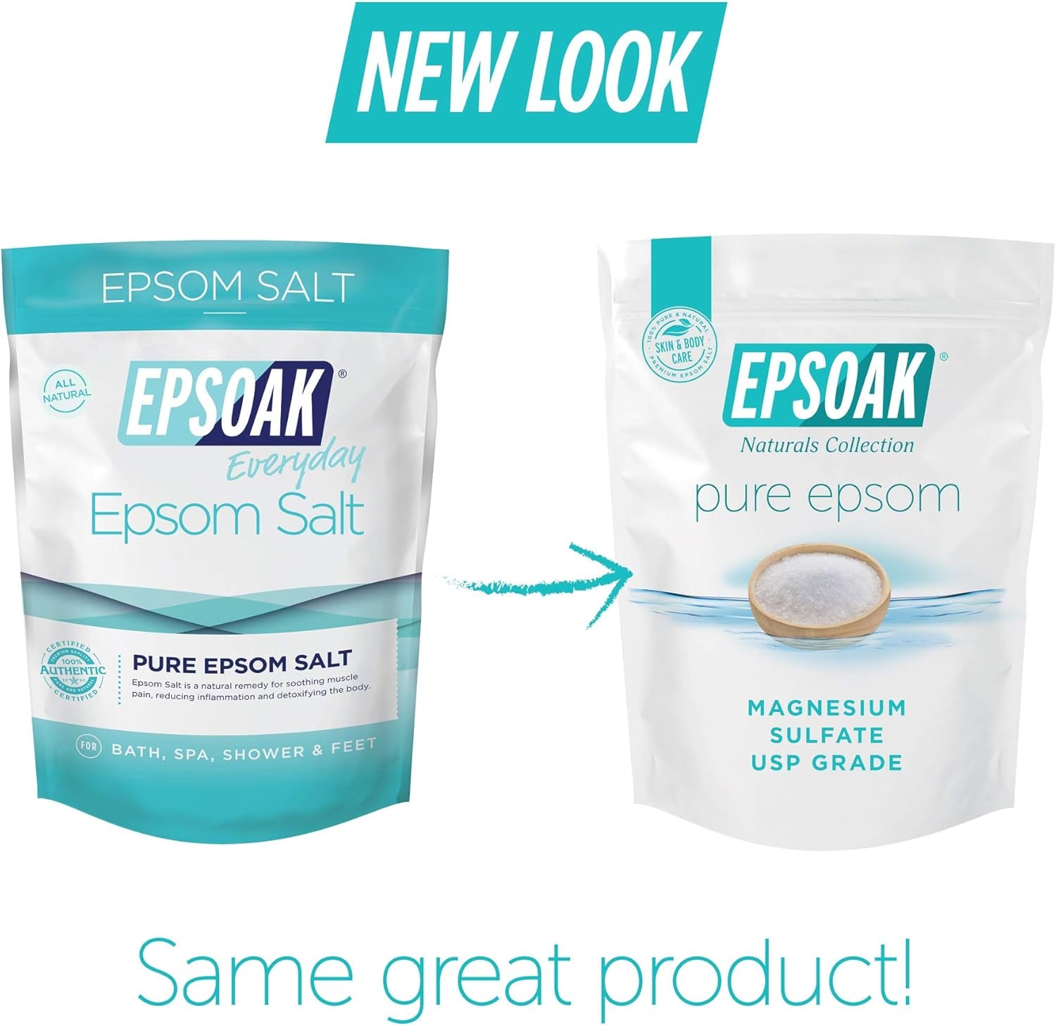 Indulge in Relaxation with Premium Epsom Salt – 10 Lb of Pure Magnesium Sulfate USP in Two Resealable Bags for Soothing Baths and Spa Treatments